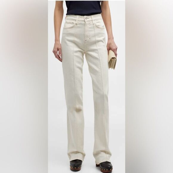 VERONICA BEARD Dylan high-rise straight-leg jeans Size 31 NWT - Picture 2 of 10